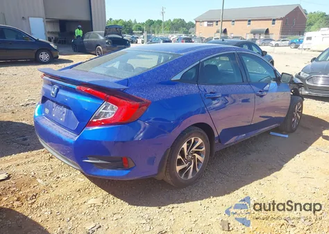 2016 Honda Civic Ex из США, поврежденный, VIN 19XFC2F86GE058187